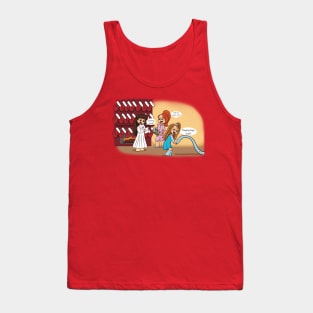 Santa's Coming with the American Gals Tank Top